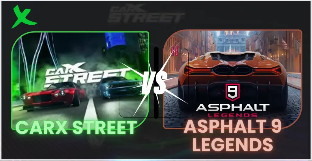Carx Street vs Asphalt 9 Legends