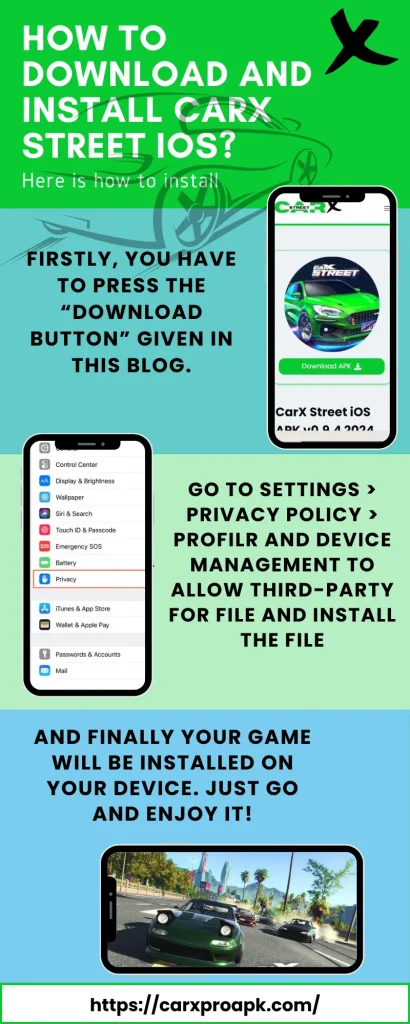 How to install CarX Street iOS